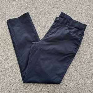 Weatherproof Vintage Pants Men's 34 x 32 Straight Fit Stretch‎ Ripstop Navy